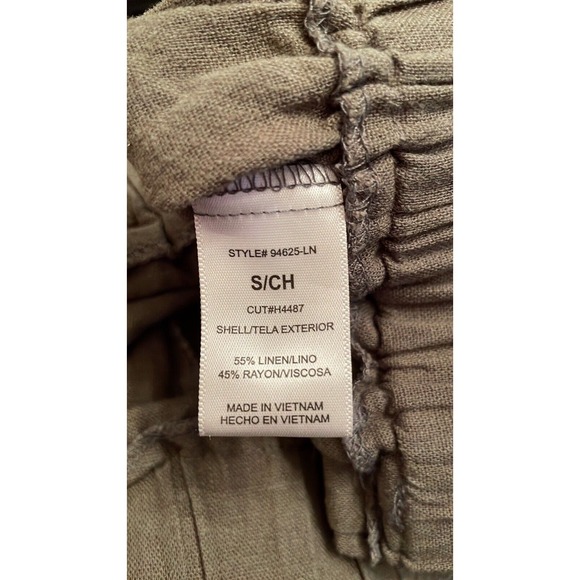 HAVE Paperbag Style Front Tie Linen Blend‎ Shorts Size Juniors Small - Picture 3 of 6